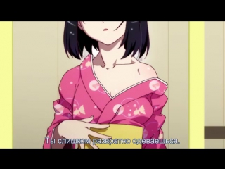 an excerpt from the anime grabbed by the boobs